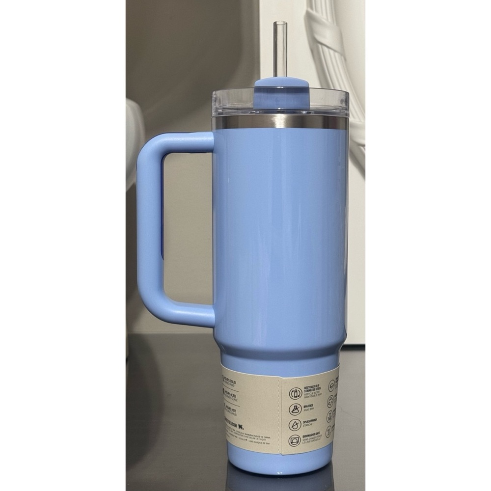 Stanley Quencher H2.0 FlowState Tumbler 30oz, CORNFLOWER GLOSS BLUE‎ - Picture 2 of 4
